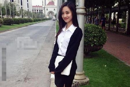  越南奶茶妹走红 (组图):长相更清纯甜美、上围更