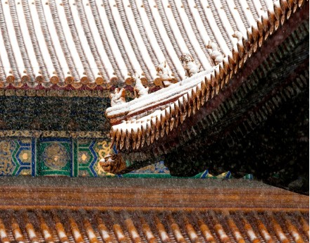 故宫官微发布紫禁城雪景图 网友赞每张都是壁