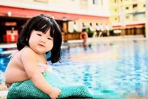 史上最萌美人鱼(组图):呆呆萌萌,萌得心都快融