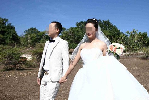 婚纱照拍出乡村味图片